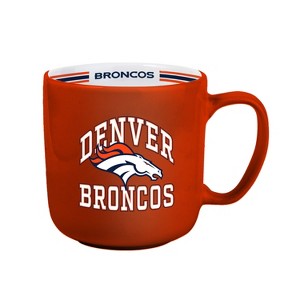 NFL Denver Broncos Stripe Mug - 15oz: Ceramic Drinkware, Denver Broncos License - 1 of 1