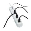 Tripp Lite 6-AC Outlet and 2-USB Port Safe-IT™ UL® 1363 Medical-Grade Power Strip, 2-Ft. Cord with Straight Plug, PS-602-HGUSB in White - 4 of 4