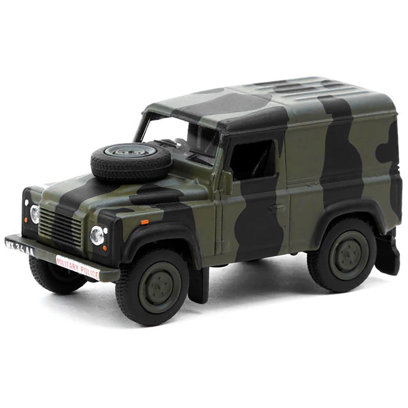 Land Rover Defender "Royal Military Police" Green Camouflage "Collab64" Series 1/64 Diecast Model Car by Schuco & Tarmac Works, 2 of 4