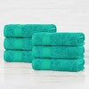 Modern Solid Classic Luxury Egyptian Cotton Towel Set by Blue Nile Mills - 2 of 4