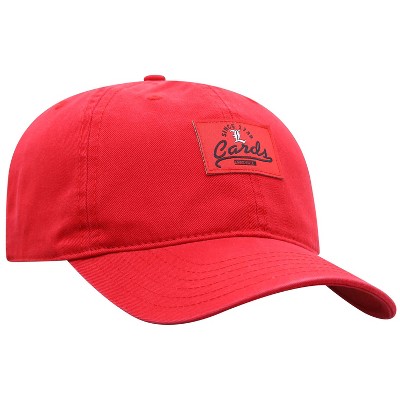 NCAA Louisville Cardinals Men's Dez Garment Washed Canvas Hat