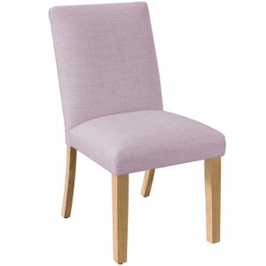 Pleated Dining Chair Linen Smokey Quartz Furniture - Skyline Furniture