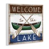 Stupell Industries Rustic Lake Welcome Canoe Sign, 12" x 12" - 3 of 4