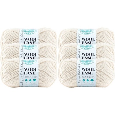 6pk Wool-Ease Thick & Quick Yarn Fisherman - Lion Brand Yarn