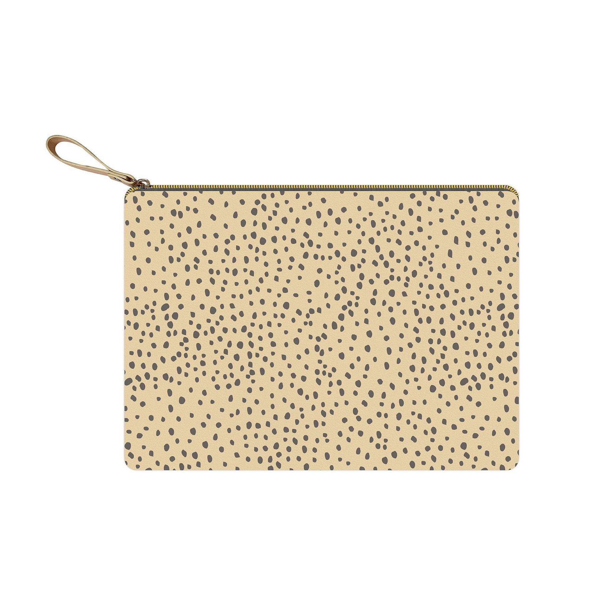 Blue Sky The Everygirl Zipper Pencil Pouch Tan