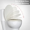 Slow-Close Toilet Seat, Quiet Polypropylene (PP) Toilet Lid with Secure Hinges, Easy to Install & Clean - 4 of 4