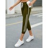 Women Casual Joggers Pants with Pockets High Waist Drawstring Yoga Running Workout Sweat Pants - 3 of 4