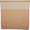 Camilia Ruffled Shower Curtain 72x72 - 3 of 4