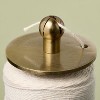 Wood and Brass Finish Twine Holder - Hearth & Hand™ with Magnolia - 3 of 3