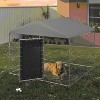 Erommy 6'x6' Outdoor Dog Kennel with Secure Lock, Outside Dog Kennels with UV & Waterproof Cover for Backyard - 2 of 4