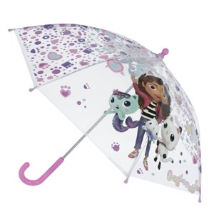 Textiel Trade Girl's Gabby's Dollhouse and Friends Stick Umbrella - 1 of 3
