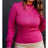 Women's Neon Mix Rib Detail Lurex Sweater 31501 - ESQUALO - 4 of 4