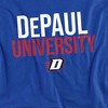 DePaul University Official Stacked Adult T Shirt, Royal Blue - 2 of 4