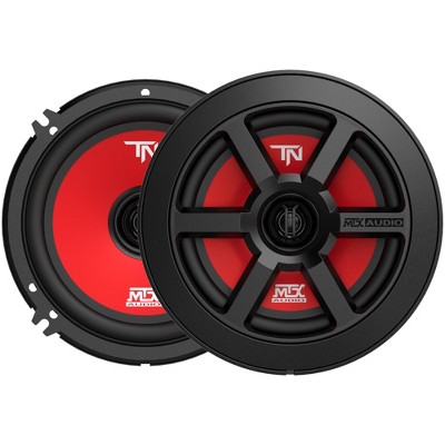 MTX Audio TERMINATOR6 Terminator Series 6.5", 2-Way, 45W RMS 4-Ohm Coaxial Speaker Pair