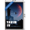 Trends International Star Wars: Yavin - Visit Yavin by Russell Walks 23 Framed Wall Poster Prints - 3 of 4