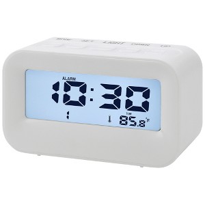 REGALWOVEN Digital Battery Powered Plastic Large Display Alarm Clock 44.3"L x 1.8"W x 2.4"H 1 Pc - 1 of 4