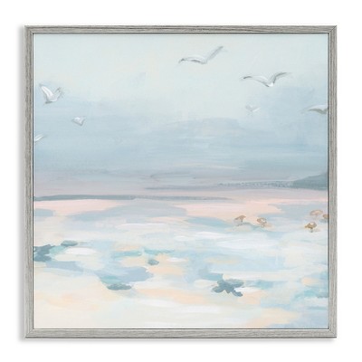 Stupell Industries Pastel Coastal Landscape, 12" x 12"