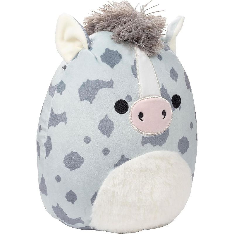 Squishmallows 10" Grady The Grey Appaloosa Horse - Official Kellytoy Plush - Soft and Squishy Stuffed Animal Toy - Great Gift for Kids, 3 of 4