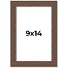 PosterPalooza | 9x14 Wide Barnwood Picture Frame, UV Acrylic, 6 Finishes - Grey, Brown, White, and Black - 2 of 4