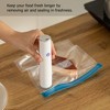 Basicwise Handheld Vacuum Sealer with Reusable Bags – Airtight Food Storage, Sous Vide, Fridge Prep & Kitchen Organization - 2 of 4