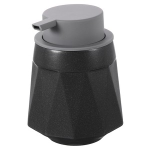Unique Bargains Bathroom Kitchen Pump Ceramic Foaming Soap Dispenser 13.5oz - 1 of 4