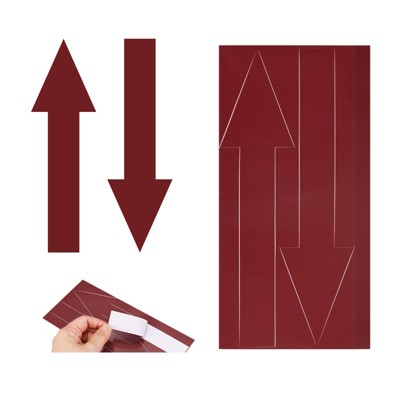 Unique Bargains PVC Self Adhesive Arrow Sticker 20 Pcs