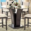 HOMES: Inside + Out Wright II Beveled Glass Round Counter Height Table - Gray - 2 of 3