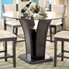 HOMES: Inside + Out Wright II Beveled Glass Round Counter Height Table - Gray - image 2 of 3