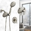 ONWITH Classic High Pressure Single Handle 6-Spray Patterns Rain shower Head with Handheld Shower - 2 of 4