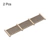 Unique Bargains Wood Miniature Decorative DIY Garden Fence 4.13 Inch Wood 2 Pcs - 3 of 4