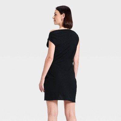 Женские платья A New Day Women's Off the Shoulder Mini Dress - A New Day™ Black M — фото 2