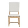 NicBex Vintage Traditional Upholstered  Dining Chairs Set of 2 with Unique Design,Rustic Wood Accent Chairs for Dining Room,Living Room - 4 of 4