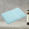 Unique Bargains Soft Absorbent Cotton Bath Towel for Bathroom kitchen Shower Towel 1 Pcs - 2 of 4