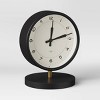 Table Clock Matte Black - Threshold™ - image 3 of 3