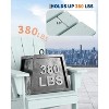 6-Pack Modern Adirondack Chairs – HDPE Poly Lumber, 380LB Capacity, Wooden Texture | Weatherproof for Outdoor Firepit, Patio & Deck - 4 of 4