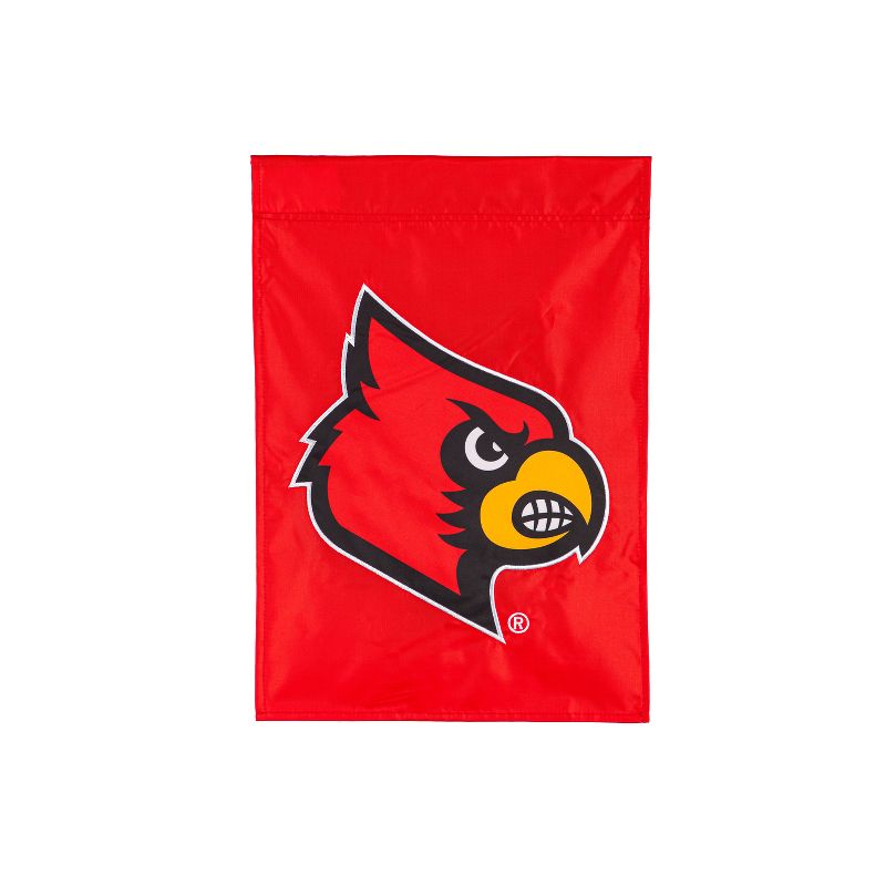 Evergreen University of Louisville Garden Applique Flag- 12.5 x 18 Inches Outdoor Sports Decor for Homes and Gardens, 2 of 3