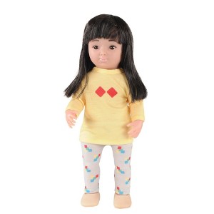 Kaplan Early Learning 13" Multiethnic Doll - Asian Girl - 1 of 3