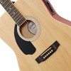 Ashthorpe Left-Handed Full-Size Dreadnought Acoustic Electric Guitar Package with Premium Tonewoods - 2 of 4