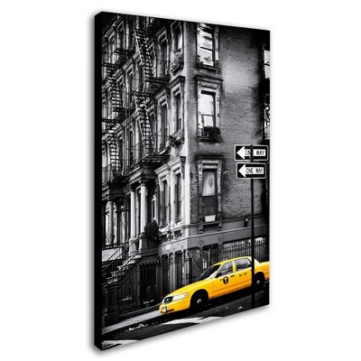 Trademark Fine Art -Philippe Hugonnard 'NYC Yellow Cab' Canvas Art