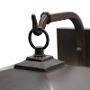 11.75" Stained Glass 1-Light Prairie Style Outdoor Wall Lantern Sconce Oil-Rubbed Bronze - River of Goods: ETL Listed, Weather-Resistant - 3 of 4