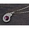 Anna-Kaci Women's Crystal Pendant Necklace, Cute and Sparkling Design with Adjustable Chain for Special Occasions - Rabbit - 3 of 4