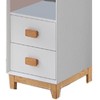 Megara 72" Decorative Bookshelf Black - Acme Furniture: Music Desk with Hutch & Keyboard Tray - 3 of 4