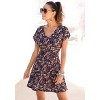 Women's Floral V-Neck Dress - LASCANA - 3 of 4