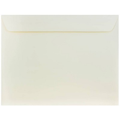 JAM Paper 10 x 13 Booklet Strathmore Envelopes Natural White Wove 900797158C