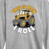 Boys' - Instant Message - This Is How I Roll Tractor Long Sleeve Graphic T-Shirt - 2 of 4