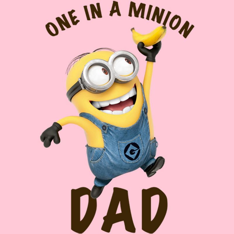 Girl's Despicable Me Dave One in a Minion Dad T-Shirt, 2 of 5