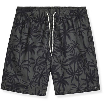 Blue Horizon Swimwear Mens Slim Fit Swim Shorts 7 inch Swim Trunks- Quick Dry Mens Bathing Suits with Mesh Lining