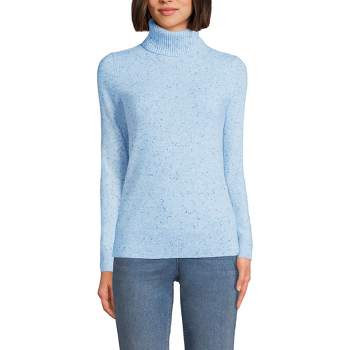 Lands' End Women's Cashmere Turtleneck Sweater