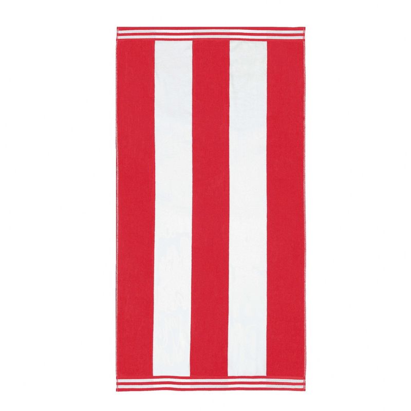 Cabana Stripe Oversized Cotton Beach Towel by Blue Nile Mills, 1 of 10