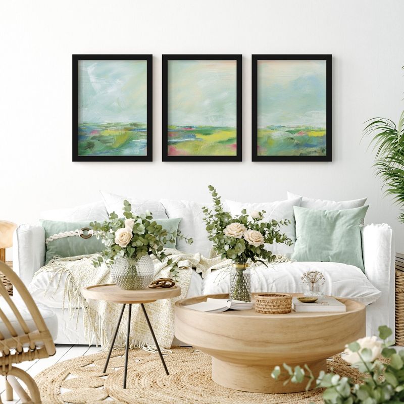 Americanflat Colorful Horizon by Sue Schlabach - 3 Piece Gallery Framed Print Art Set, 3 of 4